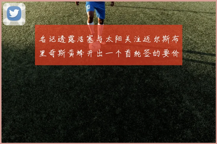 名记透露活塞与太阳关注迈尔斯布里奇斯黄蜂开出一个首轮签的要价